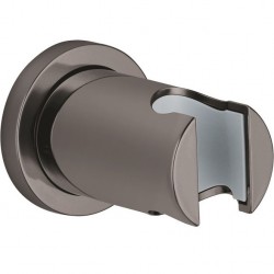 Shower holder Fixed material: Brass Hard Graphite, color: Grey surface: Glossy Shower holders