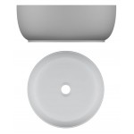 Νιπτήρας ελευθέρας τοποθέτησης 39x39x14 από πορσελάνη χωρίς οπή  χωρίς υπερχείλιση, χρώμα: Λευκό επιφάνεια: Γυαλιστερή Ελευθέρας τοποθέτησης