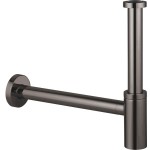 Σιφώνι νιπτήρα 1 ¼” Hard Graphite από ορείχαλκο επιφάνεια: Γυαλιστερή, χρώμα: Γκρι Σιφώνια