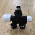 Switch material: Steel, color: Black surface: Matt Angle valves