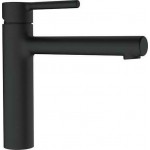 Kitchen tap Deck-mounted material: Brass, color: Black surface: Matt Deck-mounted