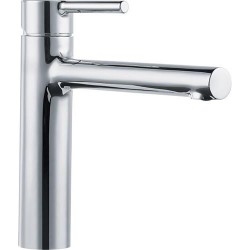 Kitchen tap Deck-mounted material: Brass, color: Chrome surface: Glossy
