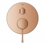 Shower tap Wall-mounted external part 3 way material: Brass mixer With plate without hand shower, hose and holder Warm sunset, color: Pink Gold surface: Glossy Wall-mounted - external part Shower tap Wall-mounted external part 3 way material: Brass mixer With plate without hand shower, hose and holder Warm sunset, color: Pink Gold surface: Glossy Wall-mounted - external part