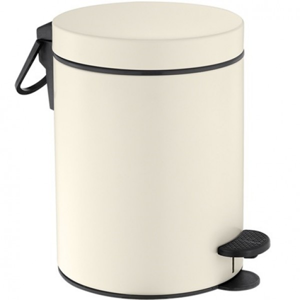 Waste bin material: Brass Soft Closing, Beige mat 5 lt Closed Floor standing, color: Beige surface: Matt Waste bin material: Brass Soft Closing, Beige mat 5 lt Closed Floor standing, color: Beige surface: Matt