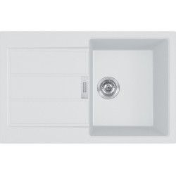 Sink Synthetic 78x50 left / right nested 1 bowl polar white, color: White Synthetic