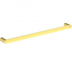 Πετσετοθήκη 60cm Round brushed gold σταθερή από ορείχαλκο μονή, χρώμα: Χρυσό επιφάνεια: Βουρτσισμένη