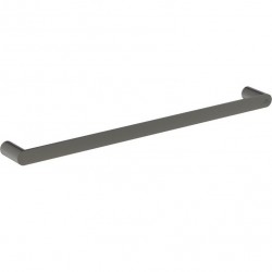 Πετσετοθήκη 60cm Round magnetic grey σταθερή από ορείχαλκο μονή, χρώμα: Γκρι επιφάνεια: Βουρτσισμένη
