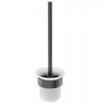 Brush (broom) material: Brass Wall-mounted Magnetic grey, color: Grey surface: Satin Toilet brush holders Brush (broom) material: Brass Wall-mounted Magnetic grey, color: Grey surface: Satin Toilet brush holders