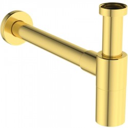Σιφώνι νιπτήρα 1 ¼” brushed gold από ορείχαλκο επιφάνεια: Βουρτσισμένη, χρώμα: Χρυσό Σιφώνια