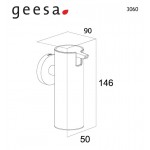 Dispenser από inox επίτοιχος τύπος 125ml, χρώμα: Μαύρο επιφάνεια: Ματ Dispenser Dispenser από inox επίτοιχος τύπος 125ml, χρώμα: Μαύρο επιφάνεια: Ματ Dispenser