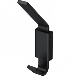 Άγκιστρο από ορείχαλκο διπλό, χρώμα: Μαύρο επιφάνεια: Ματ Άγκιστρα