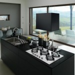 Απορροφητήρας καμινάδα κεντρική 40cm 250 W Matte Black, χρώμα: Μαύρο Ματ Καμινάδες κεντρικές