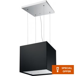 Απορροφητήρας καμινάδα κεντρική 40cm 250 W Matte Black, χρώμα: Μαύρο Ματ Καμινάδες κεντρικές