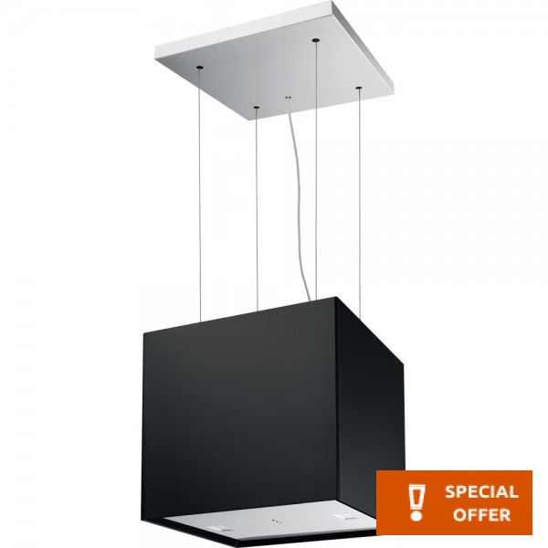Απορροφητήρας καμινάδα κεντρική 40cm 250 W Matte Black, χρώμα: Μαύρο Ματ Καμινάδες κεντρικές