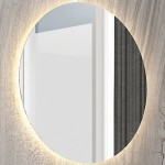 Mirror, shape: Round 80x80 material: Crystal, color: No color Mirrors Mirror, shape: Round 80x80 material: Crystal, color: No color Mirrors