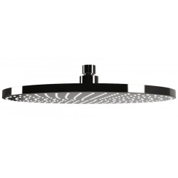 Shower head Wall-mounted / Ceiling-mounted 30x30 material: Brass, style: 1 spray, color: Black surface: Glossy Overhead showers