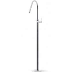 Wash basin tap Floor-standing - complete set 124,5cm material: Brass, color: Chrome surface: Glossy Floor standing