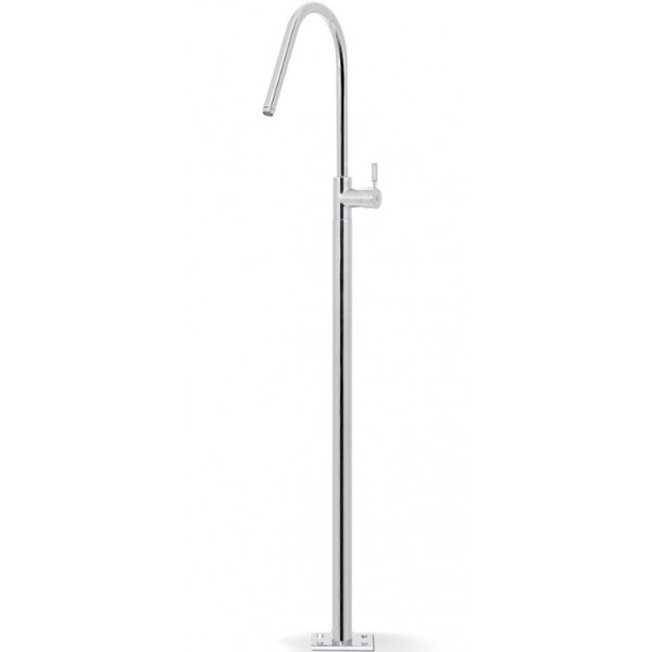 Wash basin tap Floor-standing - complete set 124,5cm material: Brass, color: Chrome surface: Glossy Floor standing Wash basin tap Floor-standing - complete set 124,5cm material: Brass, color: Chrome surface: Glossy Floor standing