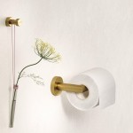 Paper holder no cover material: Inox brushed gold, color: Gold surface: Brushed Toilet paper holders Paper holder no cover material: Inox brushed gold, color: Gold surface: Brushed Toilet paper holders