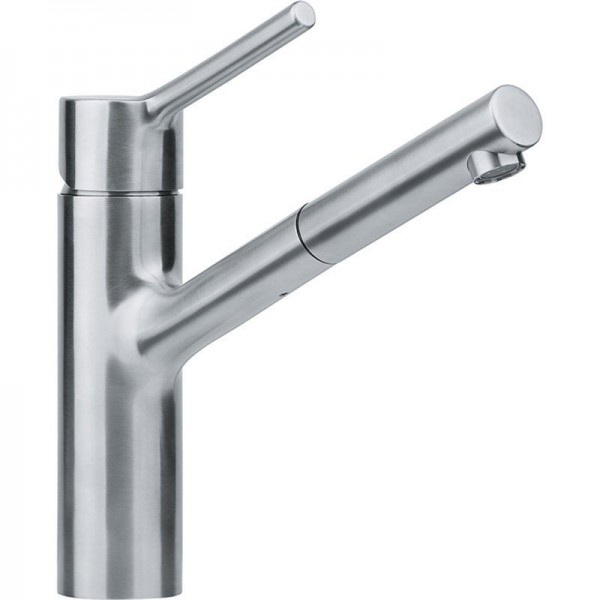 Kitchen tap Deck-mounted material: Inox with shower, color: Chrome surface: Brushed Deck-mounted Kitchen tap Deck-mounted material: Inox with shower, color: Chrome surface: Brushed Deck-mounted