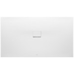 Ντουζιέρα ορθογώνια 120x80x4 από ενισχυμένο ακρυλικό Quaryl, stone white, χρώμα: Λευκό επιφάνεια: Ματ Ορθογώνιες