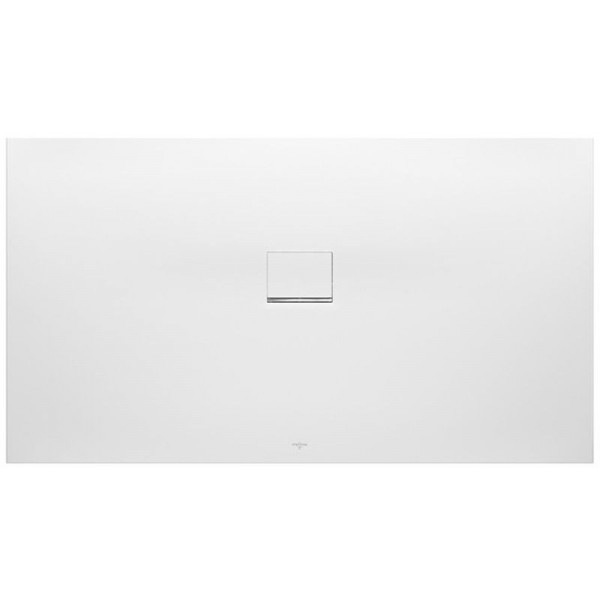 Ντουζιέρα ορθογώνια 120x80x4 από ενισχυμένο ακρυλικό Quaryl, stone white, χρώμα: Λευκό επιφάνεια: Ματ Ορθογώνιες