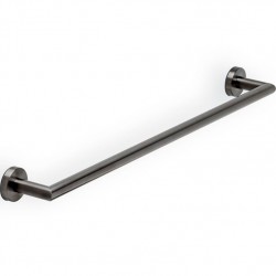 Πετσετοθήκη 60cm brushed black σταθερή από inox μονή, χρώμα: Μαύρο επιφάνεια: Βουρτσισμένη Πετσετοθήκες
