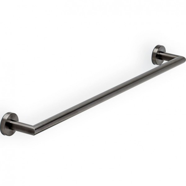 Towel 60cm brushed black Fixed material: Inox single, color: Black surface: Brushed Towel rails