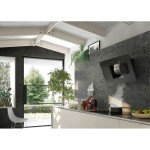 Απορροφητήρας καμινάδα επίτοιχη 80cm 270 W, χρώμα: Μαύρο Καμινάδες επίτοιχες