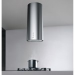 Absorber Chimney center 37cm, style: 270 W inox, color: Chrome Ceiling-mounted chimney hoods