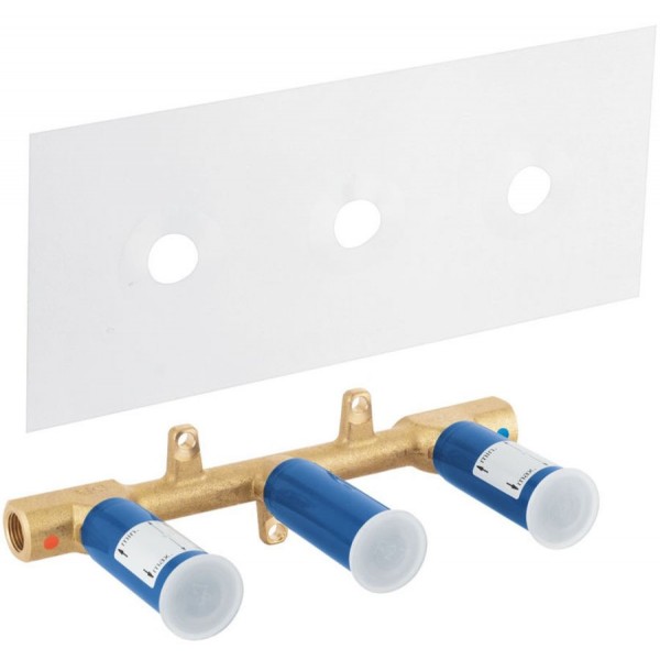 Wash basin tap Wall-mounted - concealed part 2 Handle Wall-mounted - concealed part