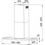 Απορροφητήρας καμινάδα επίτοιχη 60cm 70 W inox, χρώμα: Χρωμέ Καμινάδες επίτοιχες Απορροφητήρας καμινάδα επίτοιχη 60cm 70 W inox, χρώμα: Χρωμέ Καμινάδες επίτοιχες
