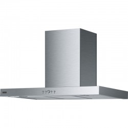 Απορροφητήρας καμινάδα επίτοιχη 90cm 200 W inox, χρώμα: Χρωμέ