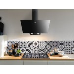 Απορροφητήρας καμινάδα επίτοιχη 60cm 200 W, χρώμα: Μαύρο Καμινάδες επίτοιχες