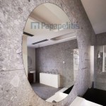 Bathroom furniture set with washbasin 200x50,5x54 material: Wood composite wall mounted smoked oak, color: Wenge Bathroom furniture sets