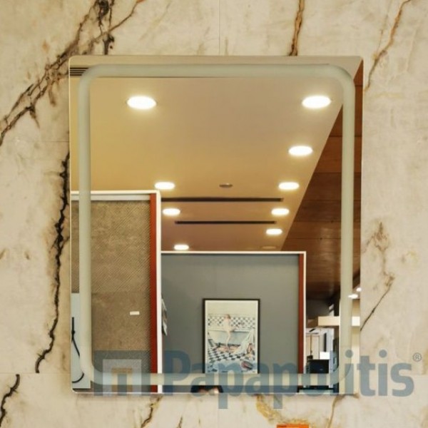 Bathroom mirror, shape: Rectangle 70x80x45 material: Crystal, color: No color Mirrors Bathroom mirror, shape: Rectangle 70x80x45 material: Crystal, color: No color Mirrors