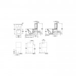 Floor standing close-coupled toilet & flushing cistern & toilet seat soft closing, style: Wrapover back to wall horizontal outlet p Rimless Slim White Alpin, , AquaReduct 70x37,5 surface: Glossy, color: White Floor standing close-coupled Floor standing close-coupled toilet & flushing cistern & toilet seat soft closing, style: Wrapover back to wall horizontal outlet p Rimless Slim White Alpin, , AquaReduct 70x37,5 surface: Glossy, color: White Floor standing close-coupled