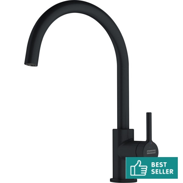 Kitchen tap Deck-mounted material: Brass matte black, color: Black surface: Matt Deck-mounted Kitchen tap Deck-mounted material: Brass matte black, color: Black surface: Matt Deck-mounted