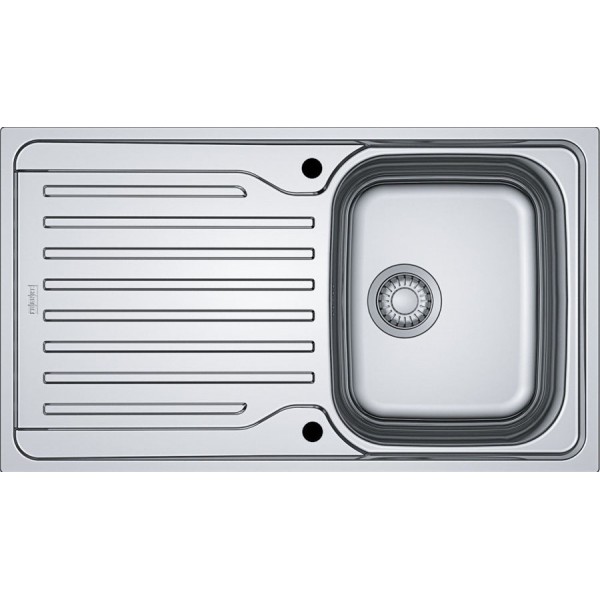 Νεροχύτης ανοξείδωτος 86x50 από inox επιφάνεια: Λεία ματ με πάγκο αριστερά / με πάγκο δεξιά ένθετος 1 γούρνα αντιστρεφόμενος, χρώμα: Χρωμέ Ανοξείδωτοι Νεροχύτης ανοξείδωτος 86x50 από inox επιφάνεια: Λεία ματ με πάγκο αριστερά / με πάγκο δεξιά ένθετος 1 γούρνα αντιστρεφόμενος, χρώμα: Χρωμέ Ανοξείδωτοι