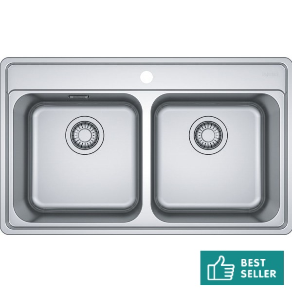 Νεροχύτης ανοξείδωτος 79x48 από inox επιφάνεια: Λεία ματ χωρίς πάγκο ένθετος 2 γούρνες με οπή, χρώμα: Χρωμέ Ανοξείδωτοι Νεροχύτης ανοξείδωτος 79x48 από inox επιφάνεια: Λεία ματ χωρίς πάγκο ένθετος 2 γούρνες με οπή, χρώμα: Χρωμέ Ανοξείδωτοι