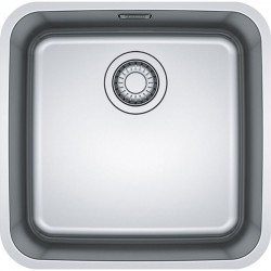 Νεροχύτης ανοξείδωτος 42x41,5 από inox επιφάνεια: Λεία ματ χωρίς πάγκο υποκαθήμενος, 1 γούρνα (45x44,5cm), χρώμα: Χρωμέ Ανοξείδωτοι