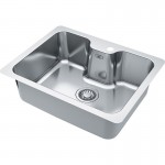 Νεροχύτης ανοξείδωτος 54,5x41,5 από inox επιφάνεια: Λεία ματ χωρίς πάγκο υποκαθήμενος, 1 γούρνα (61x48cm), χρώμα: Χρωμέ Ανοξείδωτοι Νεροχύτης ανοξείδωτος 54,5x41,5 από inox επιφάνεια: Λεία ματ χωρίς πάγκο υποκαθήμενος, 1 γούρνα (61x48cm), χρώμα: Χρωμέ Ανοξείδωτοι