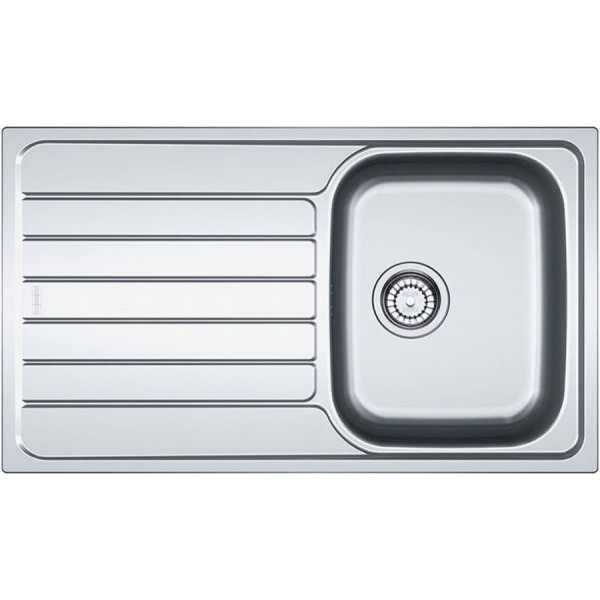 Νεροχύτης ανοξείδωτος 86x50 από inox επιφάνεια: Λεία ματ με πάγκο αριστερά / με πάγκο δεξιά ένθετος 1 γούρνα αντιστρεφόμενος, χρώμα: Χρωμέ Ανοξείδωτοι