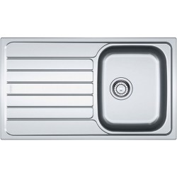 Νεροχύτης ανοξείδωτος 86x50 από inox επιφάνεια: Λεία ματ με πάγκο αριστερά / με πάγκο δεξιά ένθετος 1 γούρνα αντιστρεφόμενος, χρώμα: Χρωμέ Ανοξείδωτοι