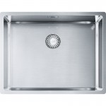 Sink Stainless (Steel) 54x41 material: Inox surface: Matt free Flushmount / Undermount 1 bowl, color: Chrome Stainless steel