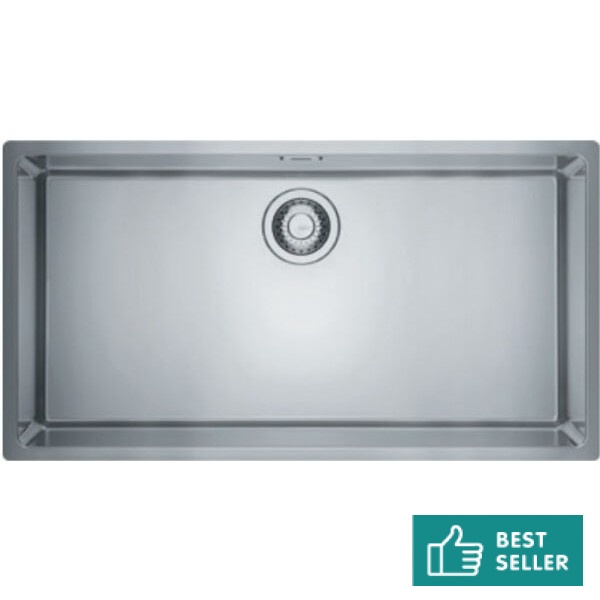Sink Stainless (Steel) 80x41 material: Inox surface: Matt free Slim top / Flushmount / Undermount 1 bowl, color: Chrome Stainless steel