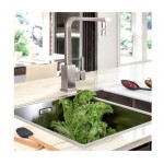 Sink Stainless (Steel) 71,8x41 material: Inox surface: Matt free Flushmount / Undermount 2 cabinet (78x45), color: Chrome Stainless steel