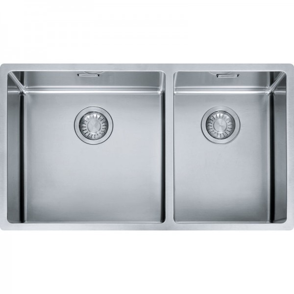 Sink Stainless (Steel) 71,8x41 material: Inox surface: Matt free Flushmount / Undermount 1 ½ cabinet (78x45), color: Chrome Stainless steel