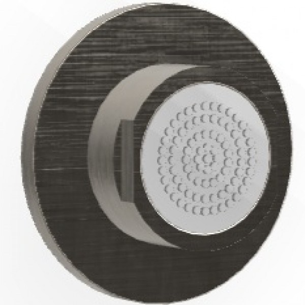Ντους (Jet) Φ5cm επίτοιχο Brushed Nickel, χρώμα: Χρωμέ από ορείχαλκο επιφάνεια: Βουρτσισμένη Ντους