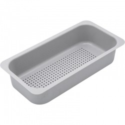 Bowl sink 43,5x19x8,5cm, grey material: Plastic Bowl